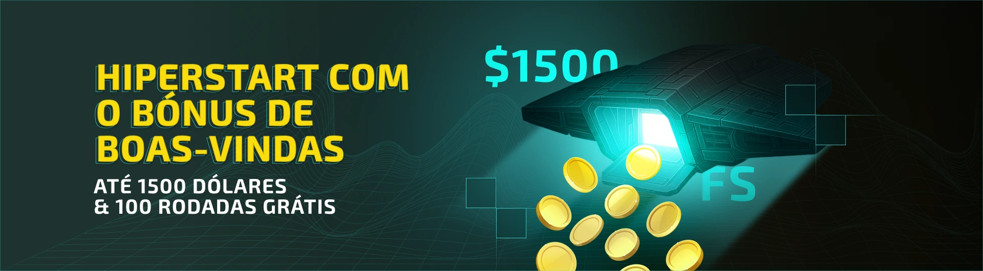 Bônus de Boas-Vindas até $1500 e 100 Rodadas Grátis